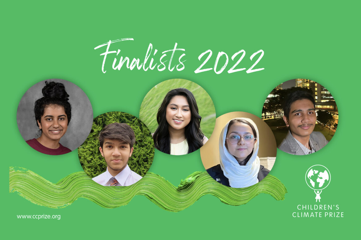 Presenting the finalists of Children’s Climate Prize 2022