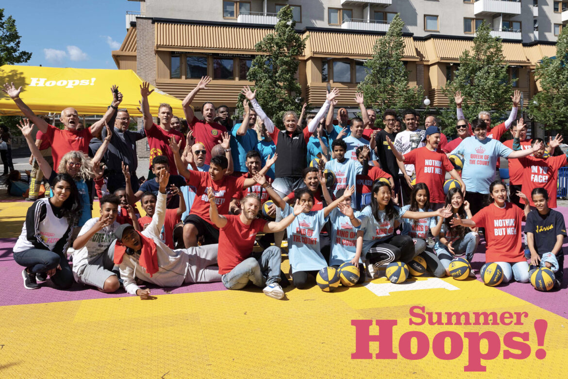 Premiär för basket- och kultursatsningen SummerHoops i Mölndal
