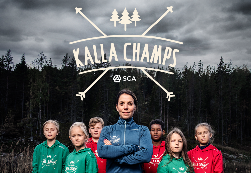 SCA startar skogsäventyret ”Kalla Champs” med Charlotte Kalla